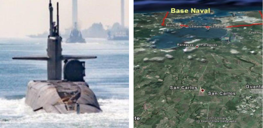 Régimen de La Habana a disgusto con el submarino estadounidense en la Base Naval de Guantánamo: "No nos gusta su presencia" submarino