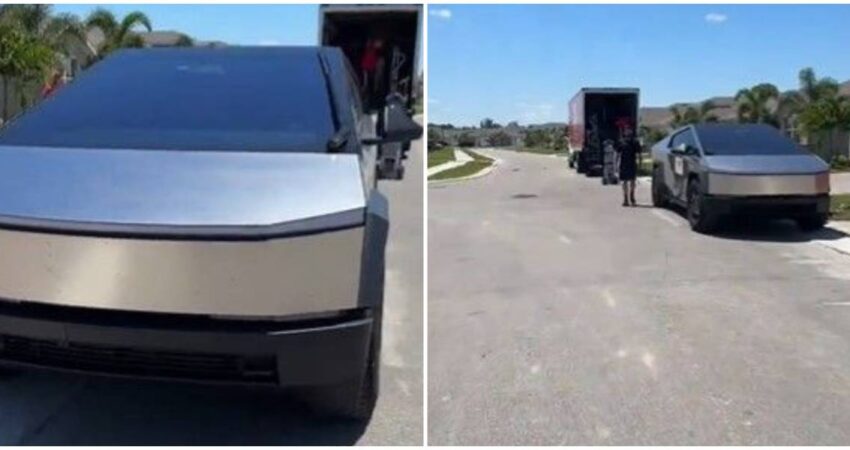 Muestran auto Tesla Cybertruck en Florida que supuestamente va para Cuba tesla-cybertruck