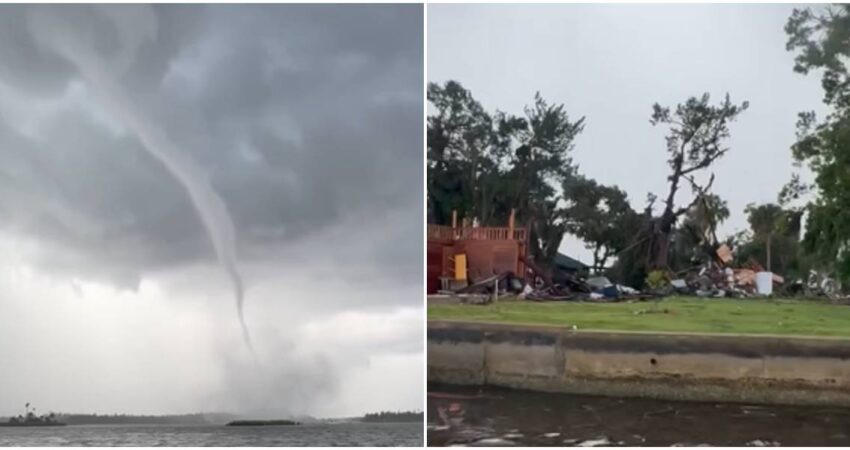 Tornado azota el condado en Florida causando la destrucción de varios edificios tornado-en-citrus-danos-causados