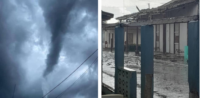 Pobladores de Unión de Reyes aseguran haber vivido el impacto de un tornado, pero el oficialismo asegura se trató de una tormenta severa tornado