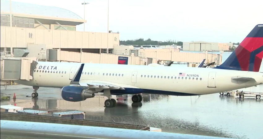 Aeropuerto Internacional de Fort Lauderdale, se vuelve a inundar por las lluvias vuelos