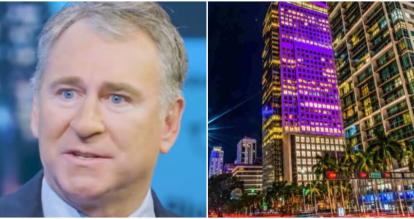 Multimillonario Ken Griffin presenta plan para desarrollar una torre de uso mixto en el distrito financiero de Brickell en Miami Ken-Griffin-Brickell-Miami