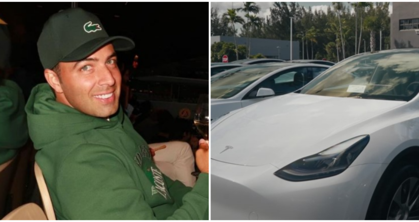 El cantante y actor de origen cubano Jencarlos Canela felicita a su hija por sus 16 años y le regala un auto Tesla carlos-tesla