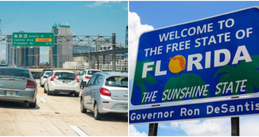 Florida reemplaza sus letreros de bienvenida, destacando el carácter libre del estado conductores-nuevo-letrero-de-bienvenida-en-Florida