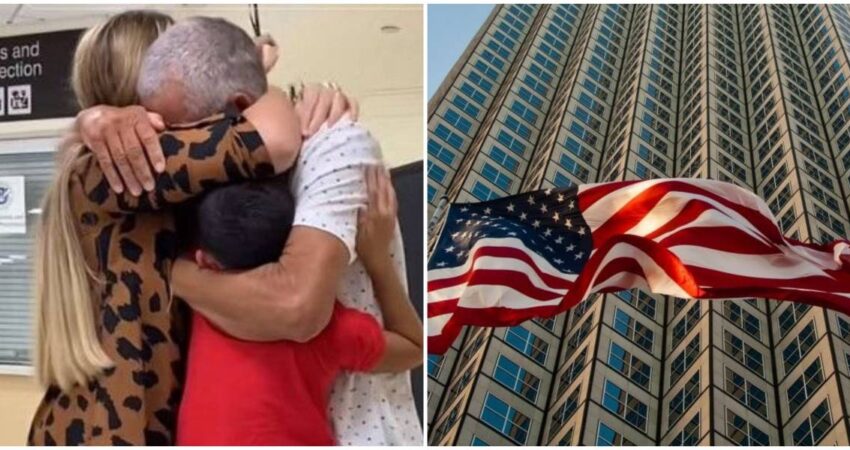 Cubana comparte conmovedores vídeos del recibimiento de su hijo y de su padre en EEUU tras más de cinco años separados cubana-eeuu