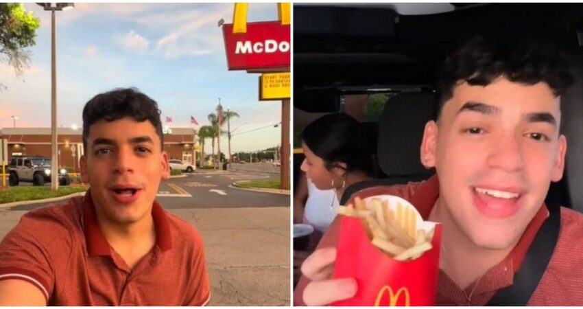 Emotivo video de joven cubano en su primera visita a un McDonald's tras su llegada a Estados Unidos cubano-mcdonalds