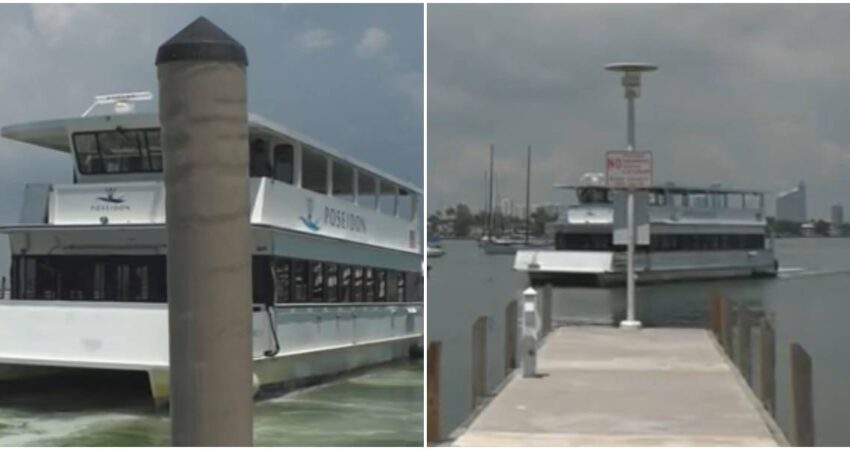 Taxi acuรกtico entre las ciudades de Miami Beach y Miami podrรญa llegar a su fin debido al escaso volumen de pasajeros ferry-de-Miami-Beach-pocos-pasajeros