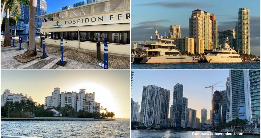 Comienza el nuevo servicio de taxi acuático en Miami Beach ferry-south-beach-downtown-miami