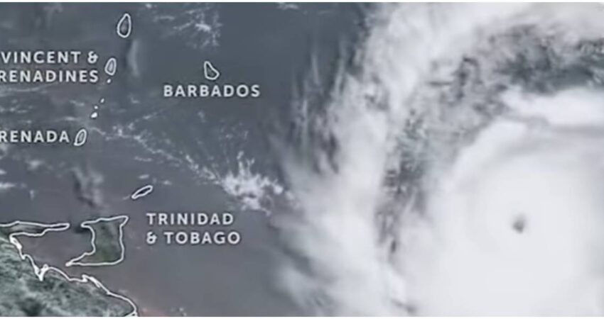 Huracán Beryl toca tierra en Granada con categoría 4 y causa estragos a su paso huracan-Beryl-Islas-de-Granada