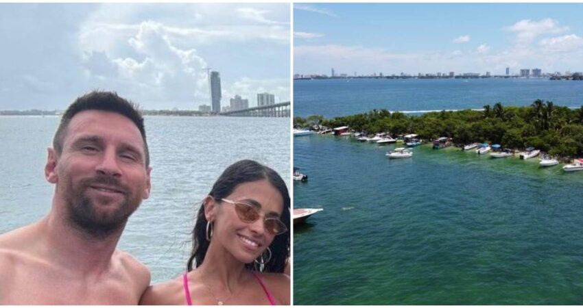 Messi y Antonella disfrutan de la vida en el mar en Miami messi-miami