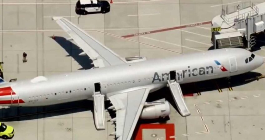 Aviรณn de American Airlines rumbo a Miami evacuado por fuego en la cabina miami-american-airlines