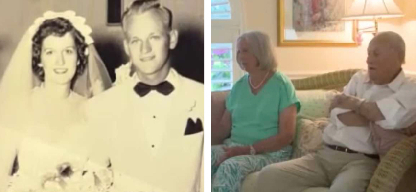 Pareja del sur de la Florida celebra Bodas de Diamante: 75 años de casados, algo muy peculiar en estos tiempos pareja