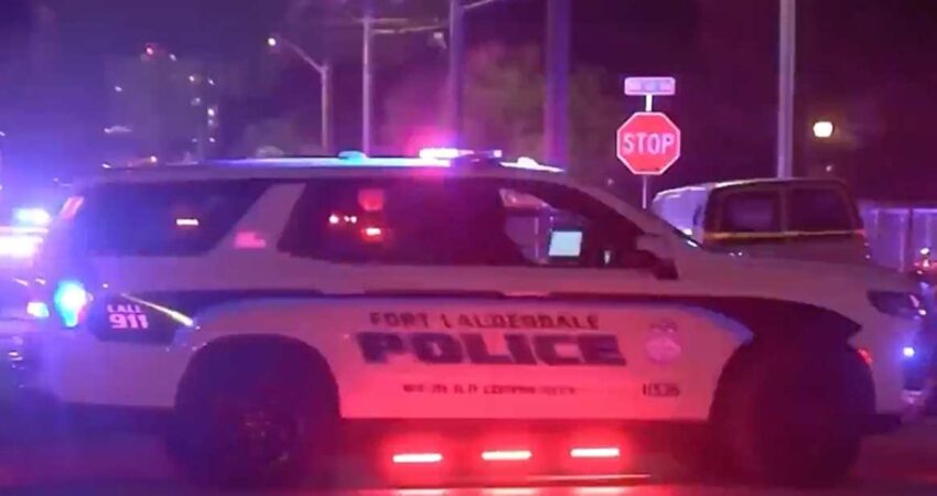Balacera desde un vehículo en Fort Lauderdale deja dos muertos y varios heridos entre ellos un niño policia-fortlauderdale