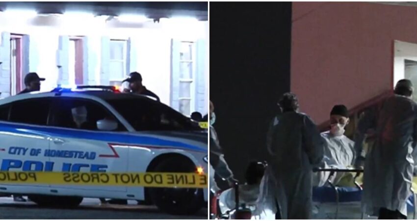Hombre herido de bala en un motel de Homestead es trasladado de urgencia al hospital tiroteo-en-Homestead-hombre-herido