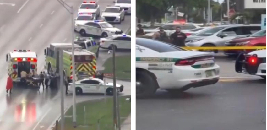 Un fallecido, dos personas en estado crรญtico, y cinco detenidos tras tiroteo en un centro comercial en Miami-Dade tiroteo