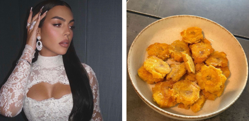 Georgina, pareja de Cristiano Ronaldo, fan de los tostones cubanos Georgina