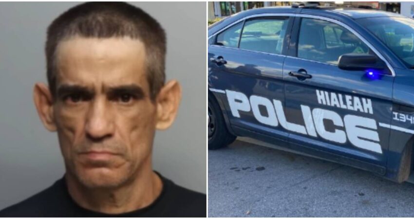 Arrestan a cubano de 53 años en Hialeah por conducir un vehículo reportado como robado y licencia vencida arresto de cubano-Policía de Hialeah
