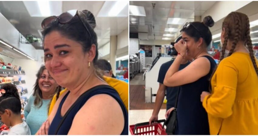 Cubana se conmueve hasta las lágrimas al visitar un supermercado en Estados Unidos y observar la abundancia de comida cubana-se-emociona-supermercado-de-Estados-Unidos