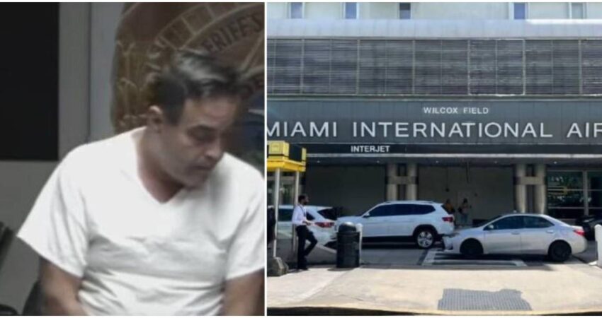 Empleado de limpieza del aeropuerto de Miami arrestado por el robo de dos relojes Rolex a un pasajero cubano-aeropuerto