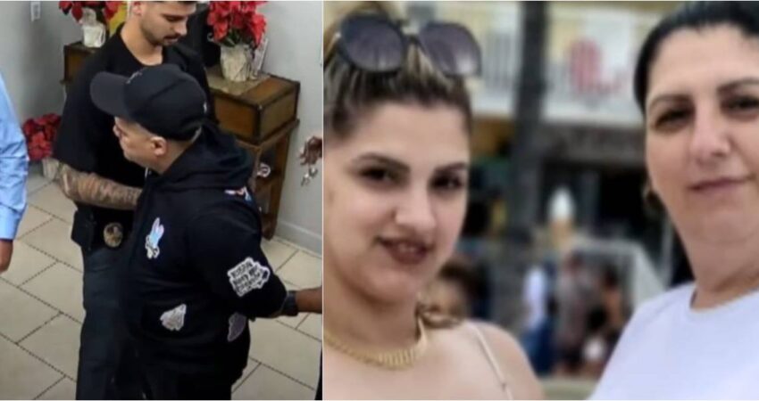 En camara momento cuando un cubano se entregó a la policía tras asesinar a su ex pareja y la madre de ella en Miami cubano-arrestado (1)
