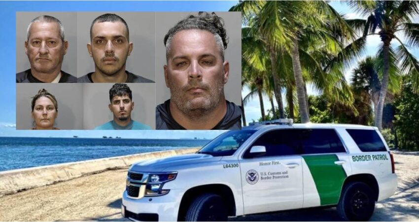 Arrestan a cinco cubanos entre ellos una mujer residentes en EE.UU. vinculados en una red de trรกfico de personas en los Cayos de Florida cubanos-arrestados