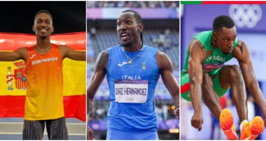 Los tres medallistas en el triple salto en los Juegos Olímpicos de París son cubanos, pero ninguno representó a Cuba deportistas-cubanos-atletismo-mundial
