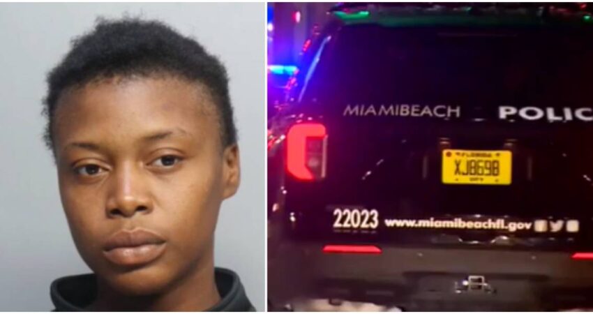 Video captado por un teléfono celular muestra golpiza propinada por una mujer a otra en Ocean Drive que terminó con un fallecido, al parecer el motivo fue el robo de un collar mujer-arrestada-policia-de-miami-beach