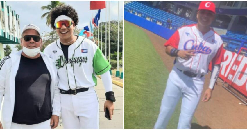 Pelotero cubano Xian Vega hijo del actor Herón Vega sale del país en busca de integrarse a la MLB pelotero cubano-sale del país