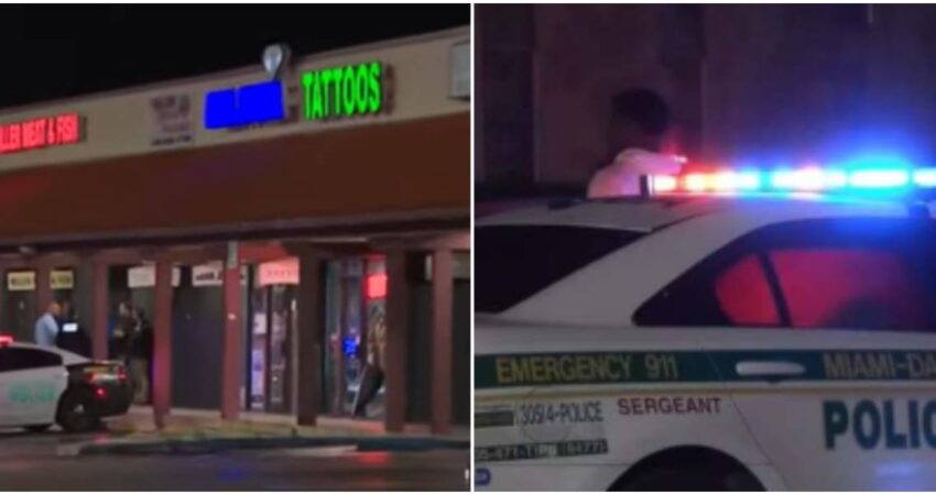 Atraco a mano armada en una tienda de tatuajes en Miami-Dade deja un herido hospitalizado, según la policía robo a mano armada-tienda de tatoos Miami-Dade