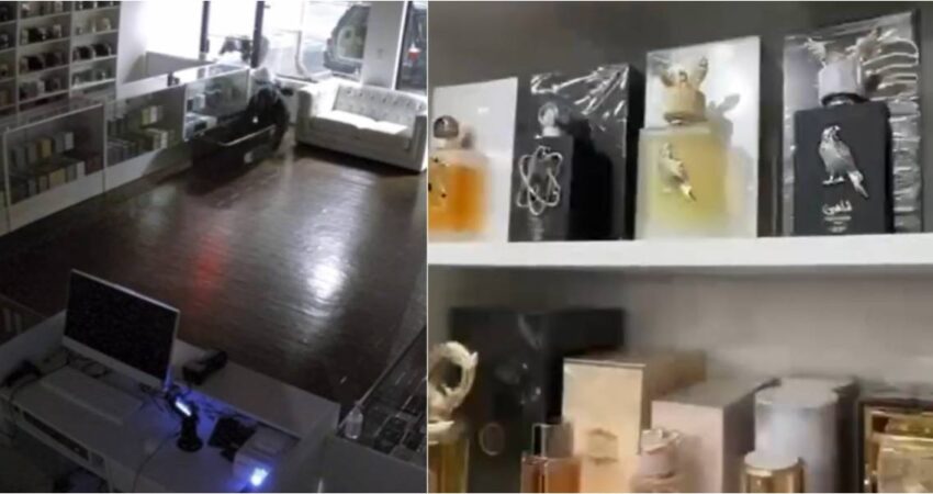 En tiempo récord roban más de 40 mil dólares en perfumes caros en un comercio en Miami robos-miami