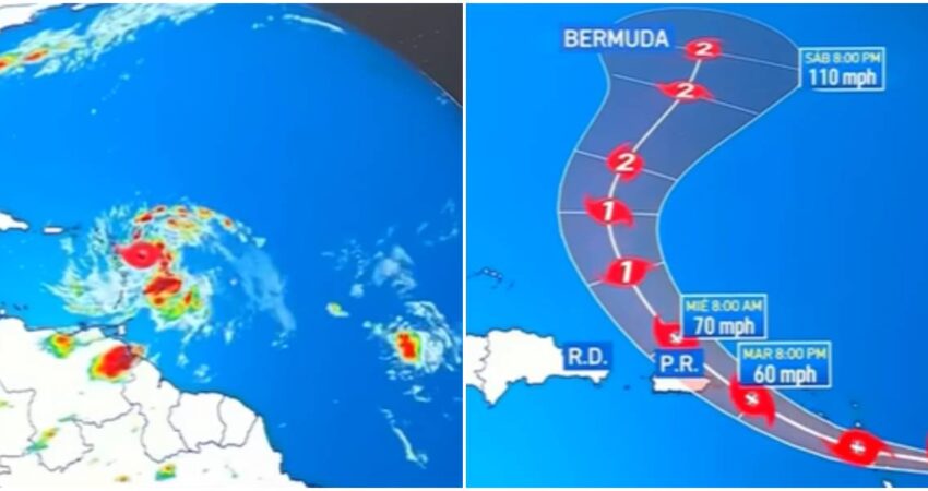 Tormenta tropical Ernesto se desarrolla mientras continรบa su trayectoria rumbo norte por el ocรฉano Atlรกntico tormenta tropical ernesto-temporada ciclรณnica