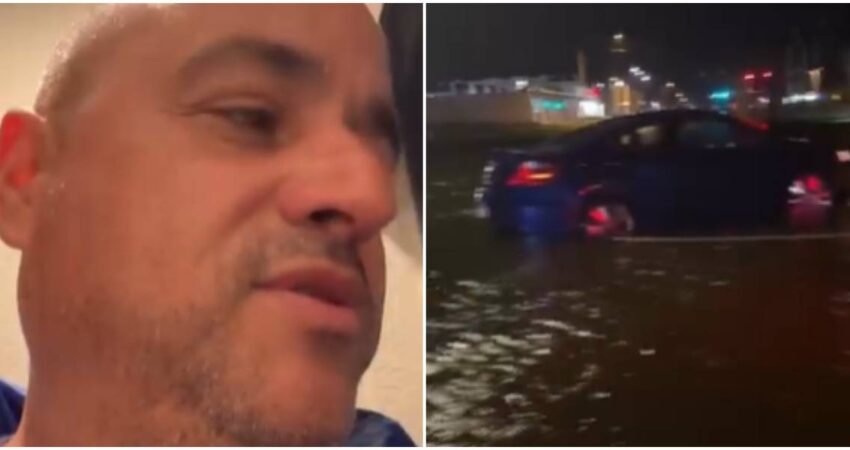 Humorista cubano Andy Vรกzquez ofrece ayuda a un amigo en medio del huracรกn Helene: "Rescatamos al pariente que estaba 'botao'" Andy Vรกzquez-ayuda durante una tormenta