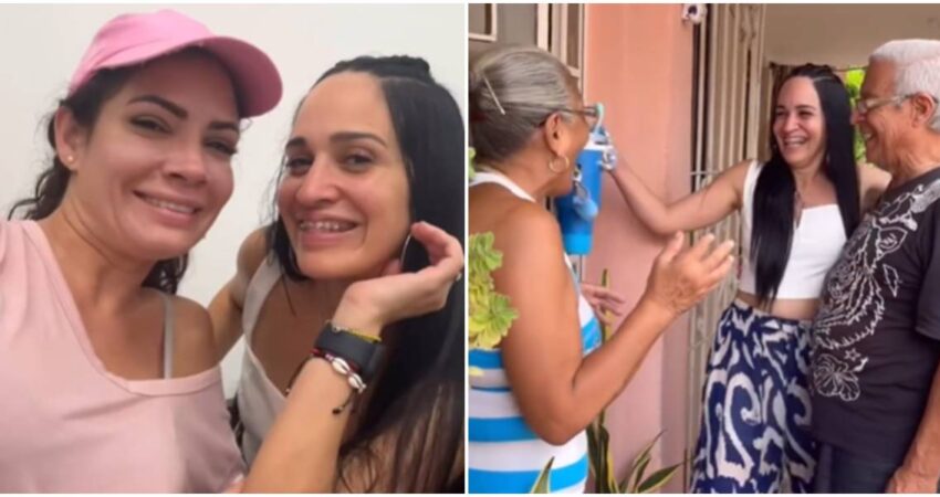 Actriz cubana Lily Bergues regresa a Cuba tras poco tiempo en Estados Unidos actriz Lily Bergues- visita Cuba