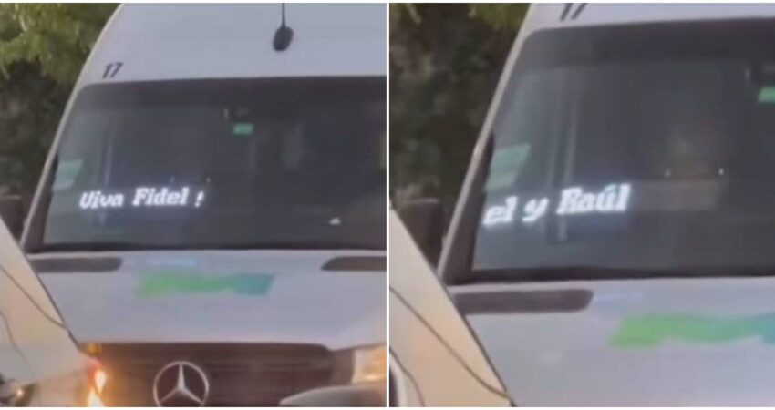 Auto en Miami con mensaje de "Viva Fidel y Raúl" provoca indignación auto-miami