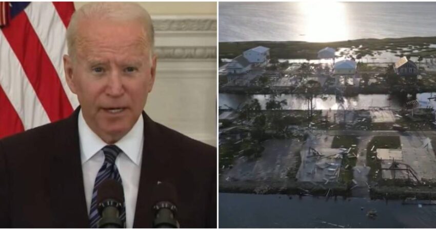Administración Biden proclama estado de emergencia en Florida y otros estados por el huracán Helene biden-destrozos de huracán Helene