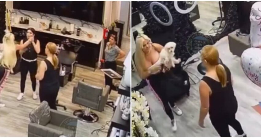Cubana se niega a pagar por un servicio de colocación de extensiones de cabello en un salón de belleza de Miami, protagonizando una escena bastante desagradable cubana se niega a pagar-salón de belleza