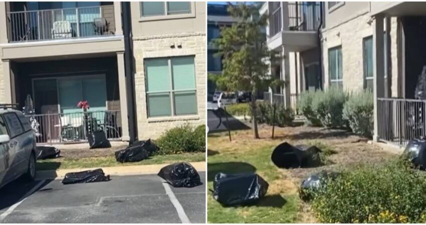 Desenlace de una relación en Houston: Una cubana lanza desde un tercer piso las pertenencias de su pareja cubanahouston