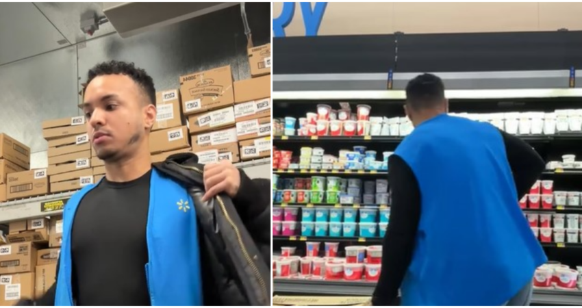 Cubano en Nebraska genera debate al mostrar su trabajo en Walmart cubano-walmart