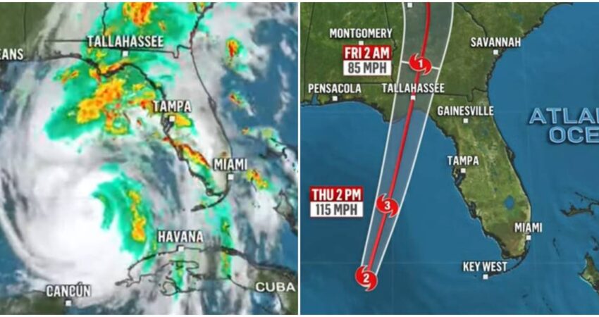 Emiten orden de evacuación obligatoria para algunas zonas de Florida que corren peligro ante la cercanía del huracán Helene huracán Helene-orden de evacuación