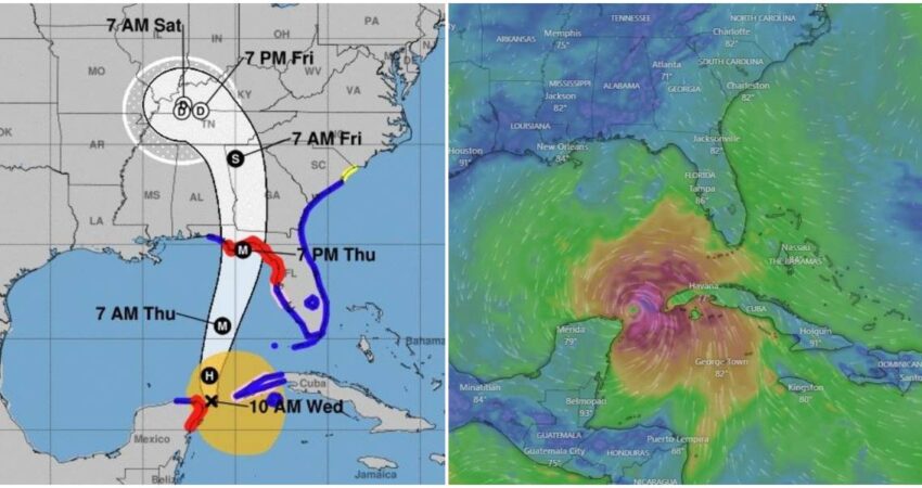 Helene se transforma en Huracán categoría 1 y amenaza con seguir desarrollándose mientras se desplaza hacia la Florida huracan-helene