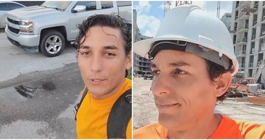 Joven que vivía en las calles de Miami consigue trabajo en la construcción: "Deséenme un feliz día de trabajo" joven cubano-empleo en Miami
