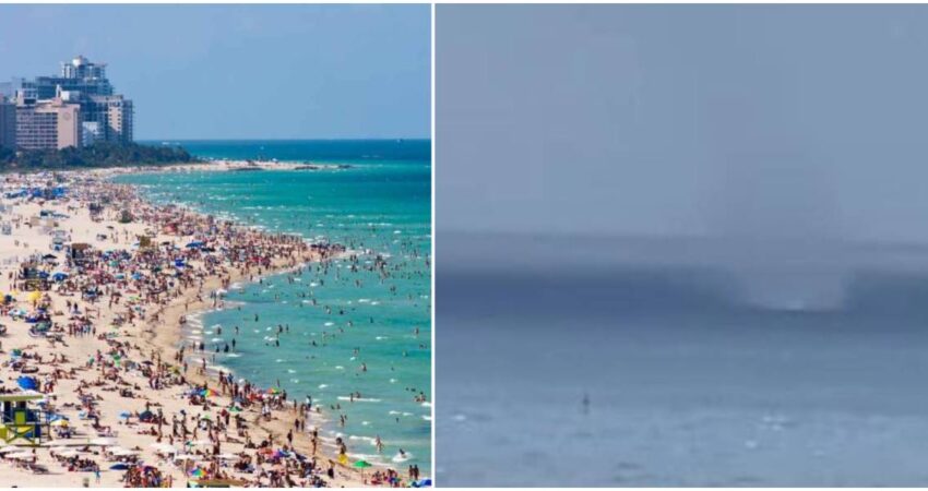 Increรญble tromba marina avistada cerca de South Beach este fin de semana miamibeach-tromba