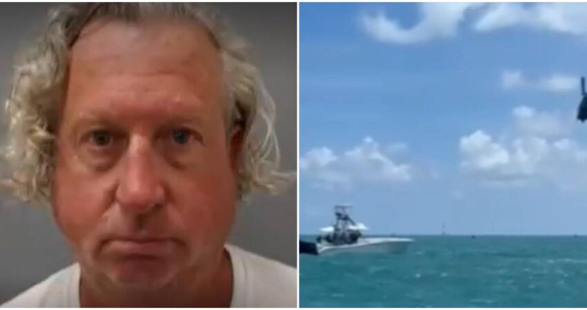 Navegante termina bajo arresto tras dirigir su barco a una elevada velocidad hacia cientos de nadadores, el piloto de un helicóptero para evitar una tragedia navegante negligente-arresto