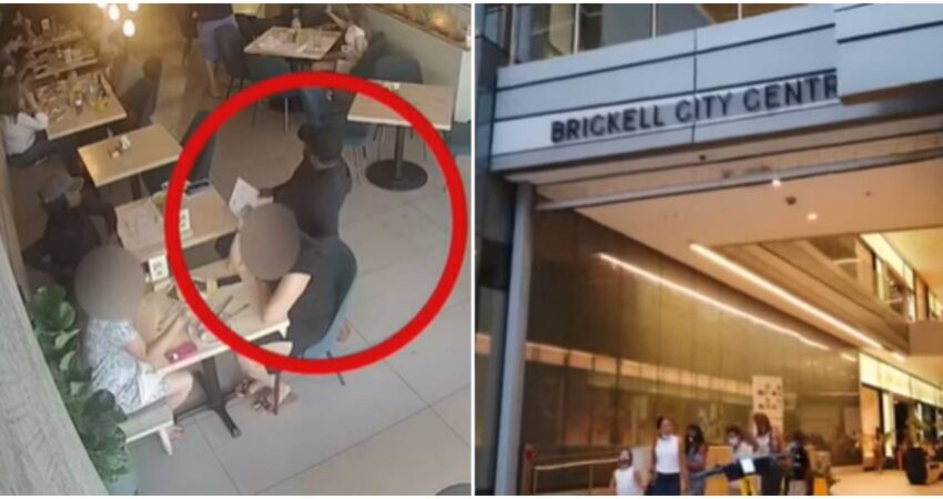 Pareja roba en un restaurante de South Miami y utiliza las tarjetas de créditos sustraídas en varios negocios de Brickell City Center pareja de ladrones-uso de tarjetas de crédito sustraídas