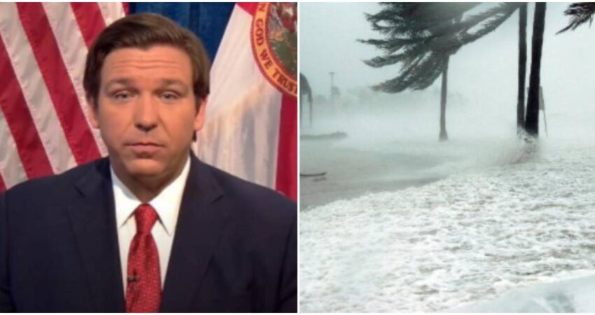Gobernador de Florida declara el estado de emergencia para varios condados tras cercanía de tormenta ron de Santis-estado de emergencia