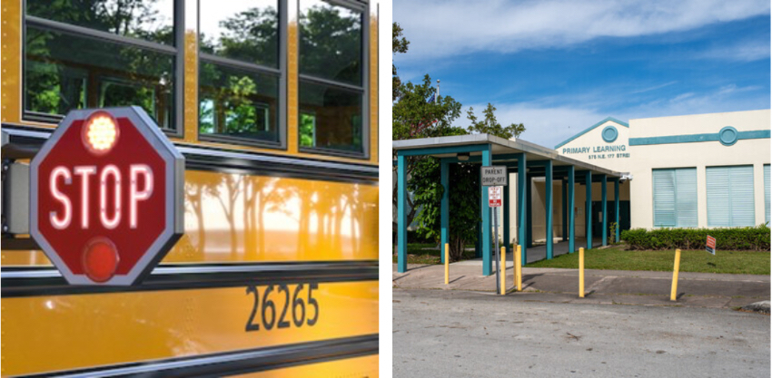 Comienzan a aplicar las multas automáticas a quienes no respeten límites de velocidad en zonas escolares de South Beach school bus