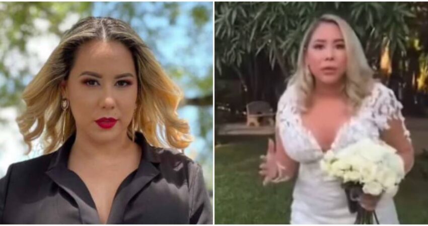 Señorita Dayana protagoniza episodio incómodo durante su boda, exigiendo sumamente molesta que suspendieran una transmisión en vivo señorita Dayana-incidente en boda