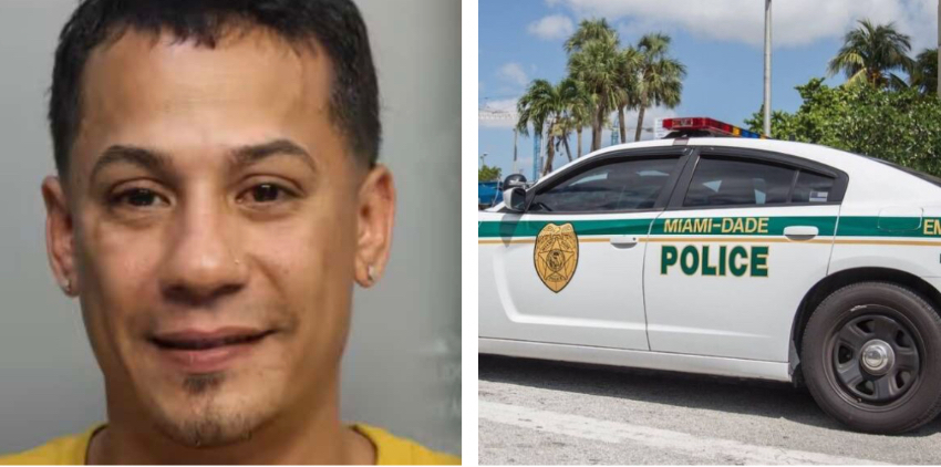 Policía captura a fugitivo que habría golpeado a una persona en restaurante de Miami-Dade sujeto loco