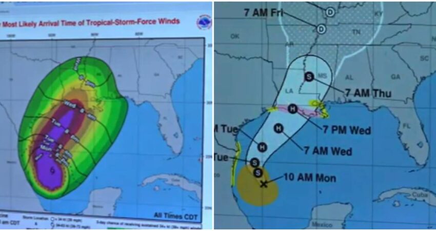 Tormenta Tropical Francine se forma y puede que afecte a EE.UU como huracán después del jueves con lluvias e inundaciones costeras tormenta tropical Francine-temporada ciclónica