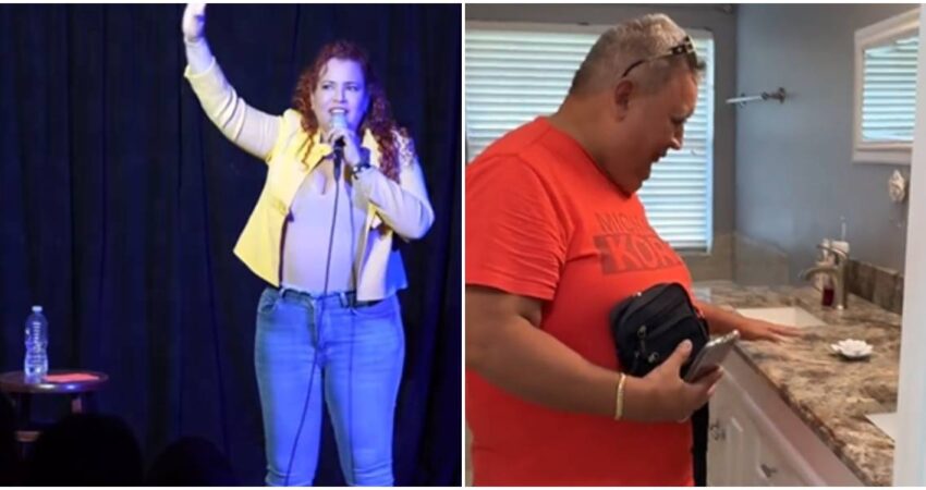 Actor cubano Víctor Molina se sorprende al ver la nueva casa de su amiga: "Yo pensé que era una casa, esto es un negocio" Cuqui La Mora-Victor Molina